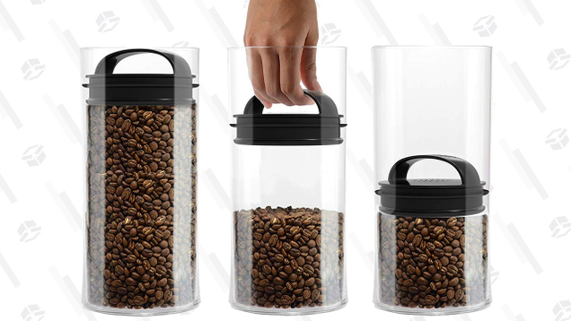 Evak Fresh Airless Storage Canister Small/Tall | $7 | Amazon | Clip the $.25 coupon